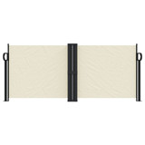 Uvlačiva bočna tenda 100 x 1000 cm krem 4004685