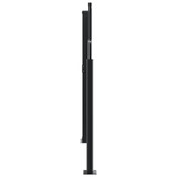 Uvlačiva bočna tenda 140 x 1000 cm crna 4004714