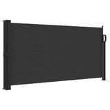 Bočna tenda na uvlačenje crna 100 x 300 cm 4004264