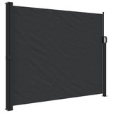 Bočna tenda na uvlačenje crna 160 x 300 cm 4004309