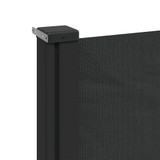 Bočna tenda na uvlačenje crna 200x300 cm 4004354