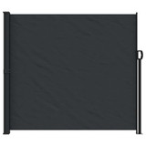 Bočna tenda na uvlačenje crna 180 x 500 cm 4004444