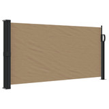 Bočna tenda na uvlačenje smeđesiva 100x500 cm 4004394