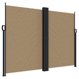 Bočna tenda na uvlačenje smeđesiva 180x1200 cm 4004844