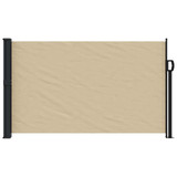 Uvlačiva bočna tenda bež 117 x 300 cm plava 4004285