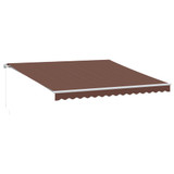 Tenda na ručno uvlačenje smeđa 400 x 300 cm 3215630