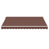 Tenda na ručno uvlačenje smeđa 400 x 300 cm 3215630