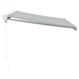 Tenda na uvlačenje antracit i bijela 3x2,5 m tkanina i aluminij 3216123