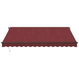 Tenda na ručno uvlačenje bordo 400 x 350 cm 3214998