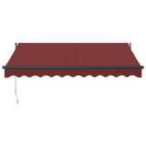 Tenda na ručno uvlačenje bordo 300 x 250 cm 3215298