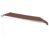 Tenda na ručno uvlačenje smeđa 500 x 300 cm 3215702