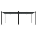 Vrtna sjenica s pomičnim krovom 3 x 6 m antracit aluminijska 3217062