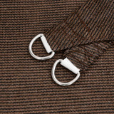 Jedro za zaštitu od sunca 160 g/m² smeđe 2,5 x 2,5 x 3,5 m HDPE 311801