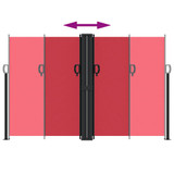 Bočna tenda na uvlačenje crvena 160x1200 cm 4004822