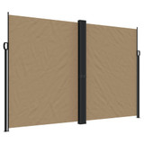 Bočna tenda na uvlačenje smeđesiva 220x1200 cm 4004874