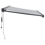 Tenda na uvlačenje antracit-bijela 3,5x2,5 m tkanina i aluminij 3216139