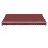 Tenda na ručno uvlačenje bordo 300 x 250 cm 3215228
