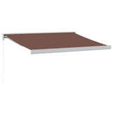 Tenda na ručno uvlačenje smeđa 300 x 250 cm 3215718