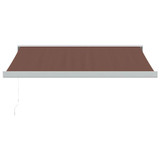 Tenda na ručno uvlačenje smeđa 300 x 250 cm 3215718