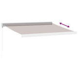 Tenda na ručno uvlačenje smeđa 300 x 250 cm 3215718