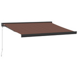 Tenda na ručno uvlačenje smeđa 350 x 250 cm 3215724