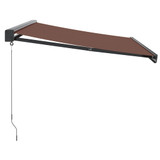 Tenda na ručno uvlačenje smeđa 350 x 250 cm 3215724