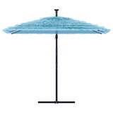 Vrtni suncobran s čeličnom šipkom plavi 269x269x235 cm 4005079 Vrtni suncobran s čeličnom šipkom plavi 269x269x235 cm 4005079