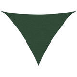 Jedro za zaštitu od sunca 160 g/m² tamnozeleno 3x3x4,2 m HDPE 311474