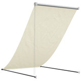 Tenda na uvlačenje krem 150 x 150 cm od tkanine i čelika 368758