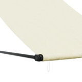 Tenda na uvlačenje krem 150 x 150 cm od tkanine i čelika 368758