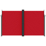 Bočna tenda na uvlačenje crvena 200x600 cm 4004657