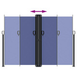 Bočna tenda na uvlačenje plava 180x600 cm 4004641