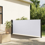 Uvlačiva bočna tenda bijela 140 x 600 cm 4004511