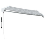 Tenda na uvlačenje antracit i bijela 3x2,5 m tkanina i aluminij 3216133