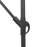 Vrtni suncobran s drvenim stupom zeleni 290x290x238 cm 4005084