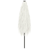 Vrtni suncobran s čeličnom šipkom bijeli 248x248x248 cm 4005092