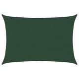 Jedro za zaštitu od sunca 160 g/m² tamnozeleno 4 x 6 m HDPE 311464