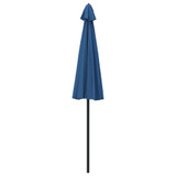 Vanjski suncobran s aluminijskim stupom 270 cm azurnoplavi 47311 Vanjski suncobran s aluminijskim stupom 270 cm azurnoplavi 47311