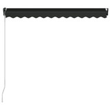 Tenda na ručno uvlačenje 350 x 250 cm antracit 3051238