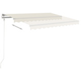 Tenda na ručno uvlačenje 450 x 300 cm krem 3068917