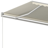 Tenda na ručno uvlačenje 450 x 300 cm krem 3068917
