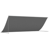 Tenda na uvlačenje antracit 400 x 150 cm od tkanine i čelika 368756