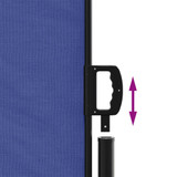 Bočna tenda na uvlačenje plava 220 x 1200 cm 4004866