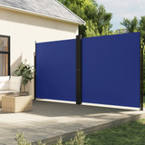 Bočna tenda na uvlačenje plava 220x600 cm 4004671