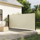 Bočna tenda na uvlačenje krem 180 x 500 cm 4004445