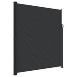 Bočna tenda na uvlačenje crna 220 x 300 cm 4004369