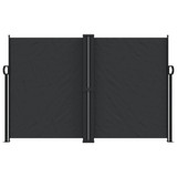 Bočna tenda na uvlačenje crna 160 x 1000 cm 4004729