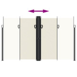 Bočna tenda na uvlačenje krem 200x1000 cm 4004760