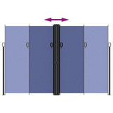 Bočna tenda na uvlačenje plava 220x1000 cm 4004776