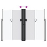 Bočna tenda na uvlačenje bijela 180x600 cm 4004646